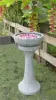 Product image 3 of the product “Merapi - Stand, tapered, plain, Ø 25cm, 51cm H | cast stone ”